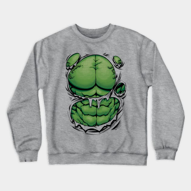 The Green Giant Crewneck Sweatshirt by Fuacka